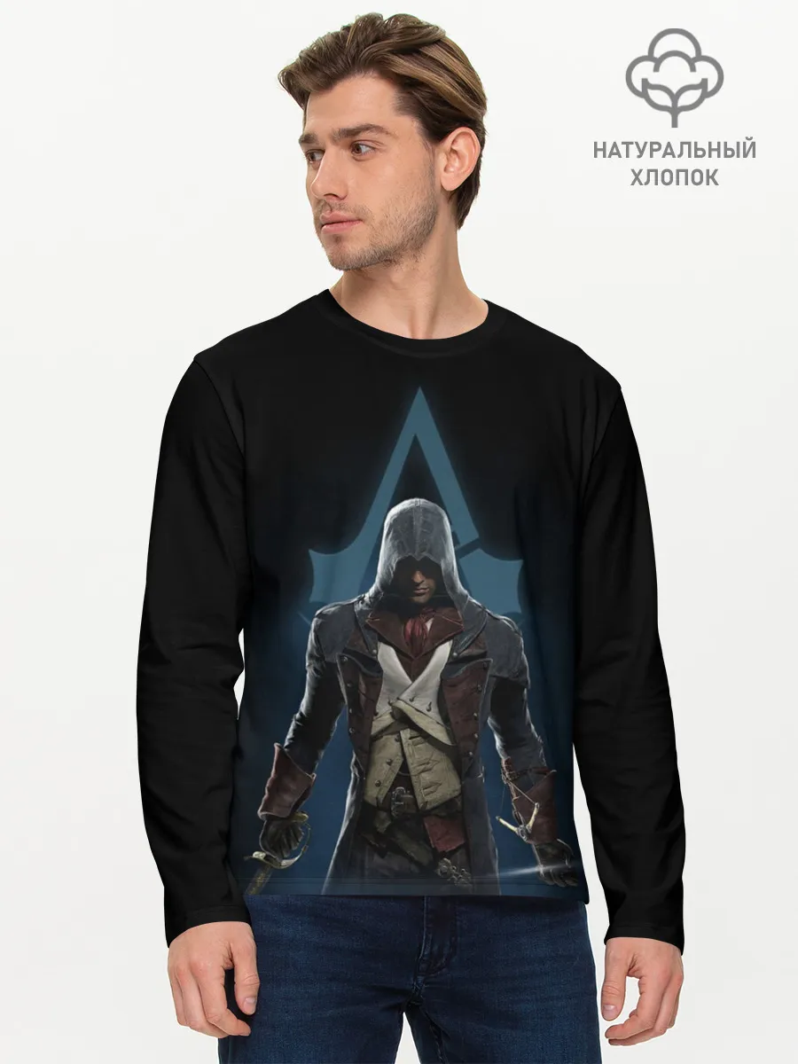 Мужской лонгслив базовый / ASSASSINS CREED.
