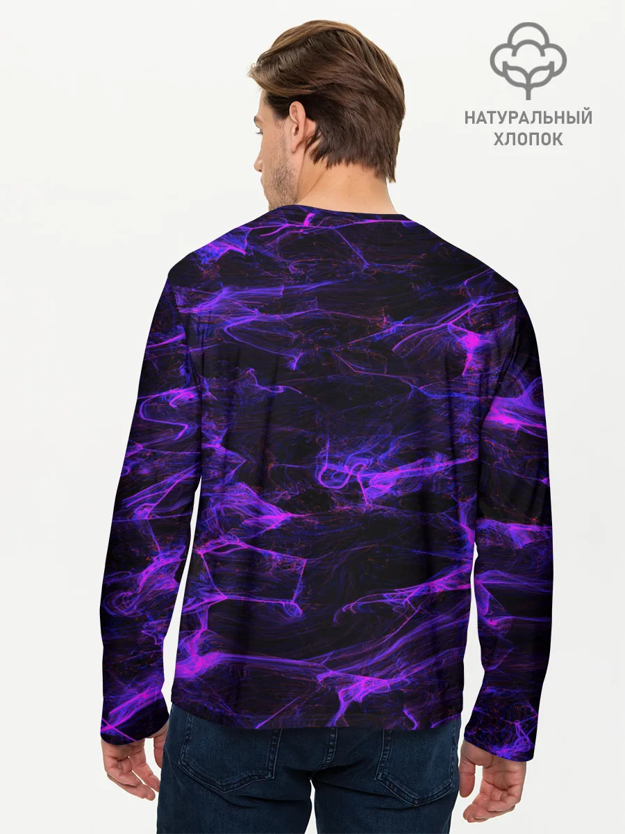 Мужской лонгслив базовый / текстуры