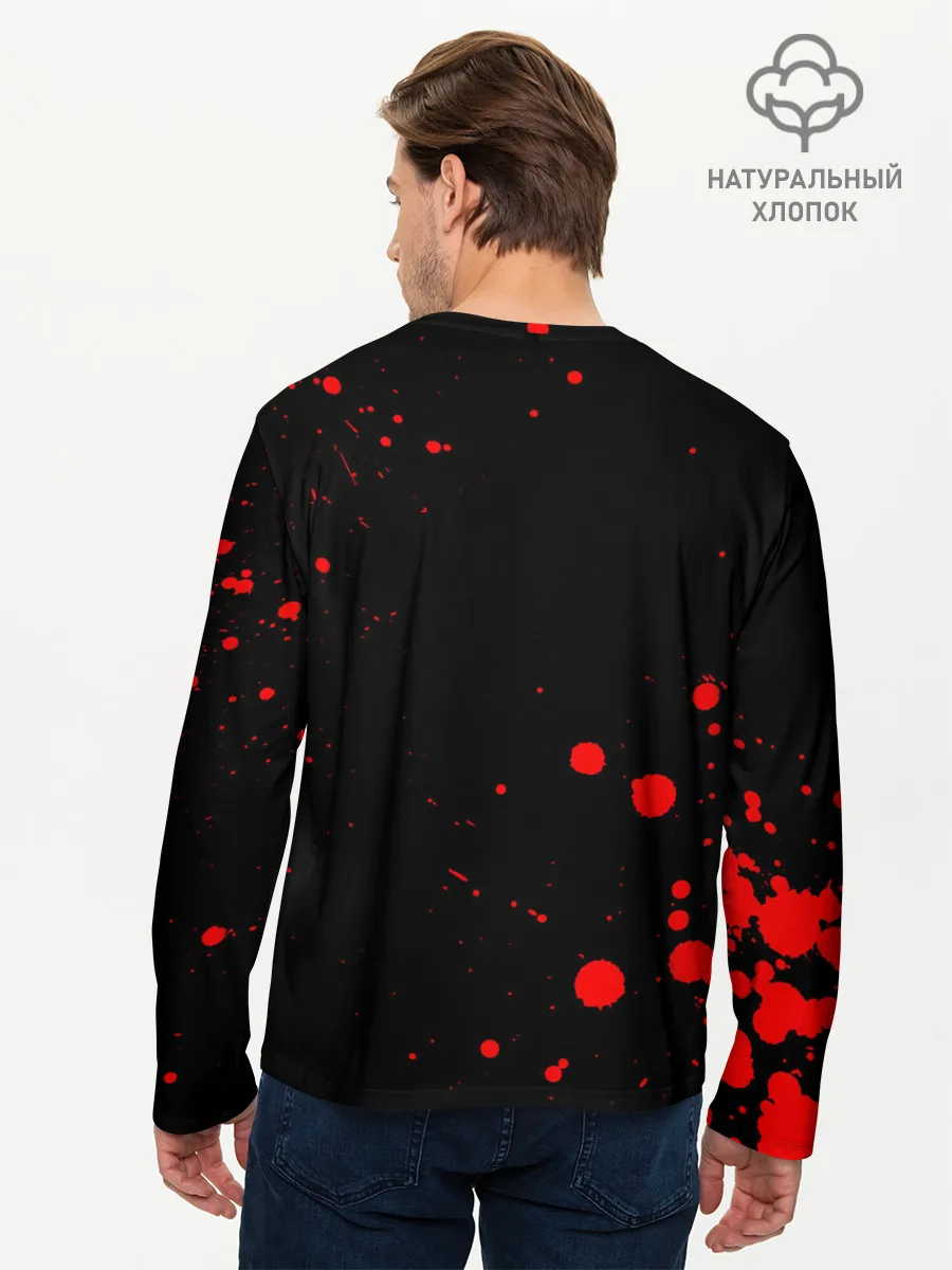 Мужской лонгслив базовый / nCoV | Коронавирус