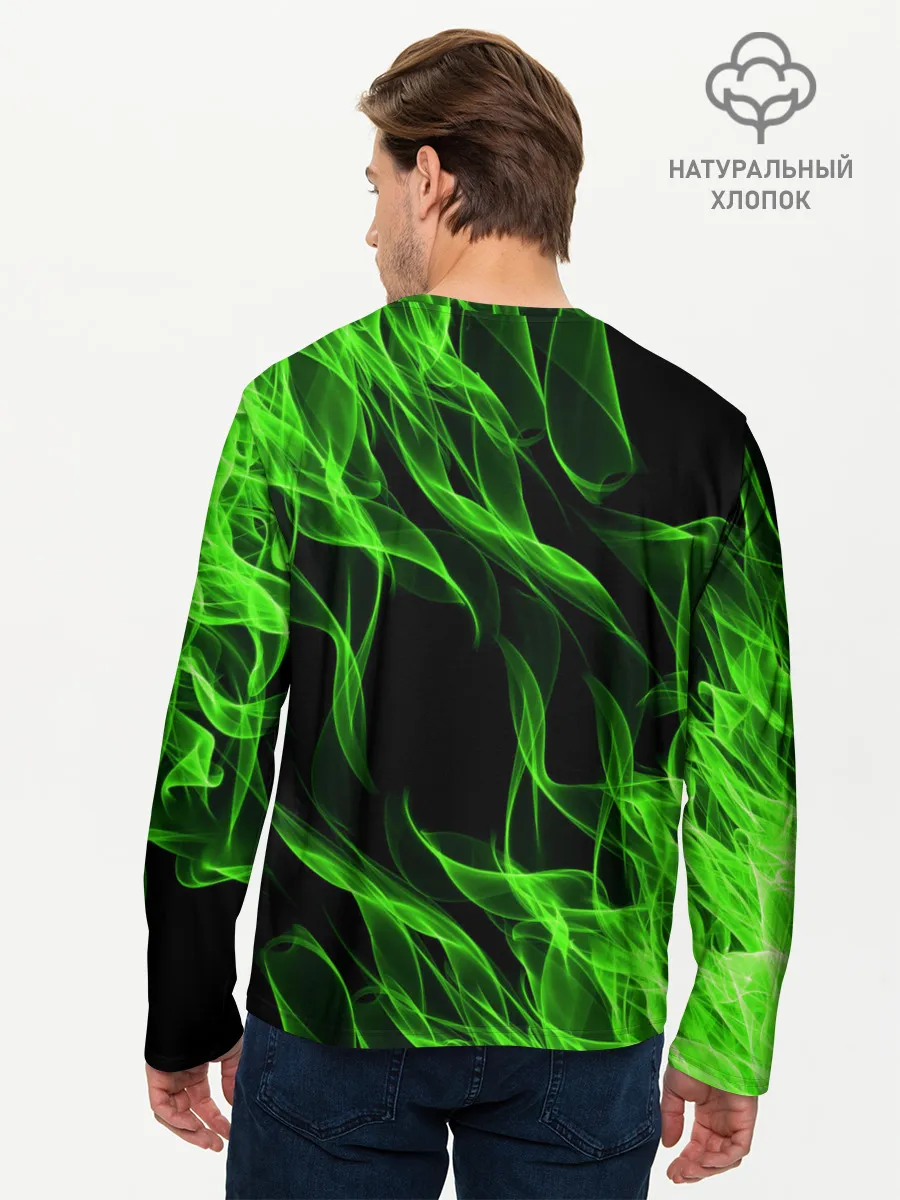 Мужской лонгслив базовый / TOXIC FLAME