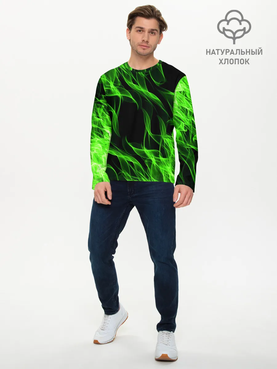 Мужской лонгслив базовый / TOXIC FLAME