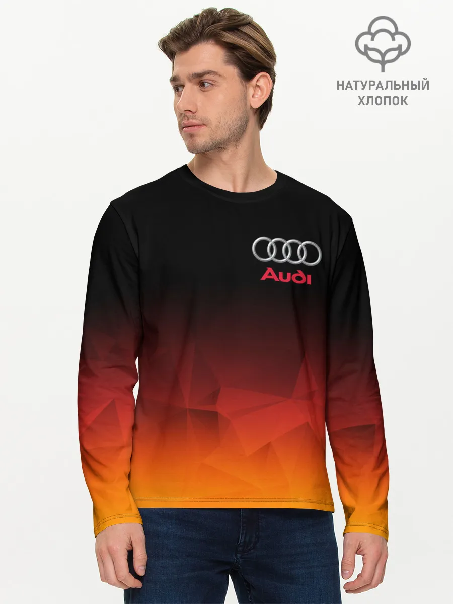 Мужской лонгслив базовый / AUDI | АУДИ