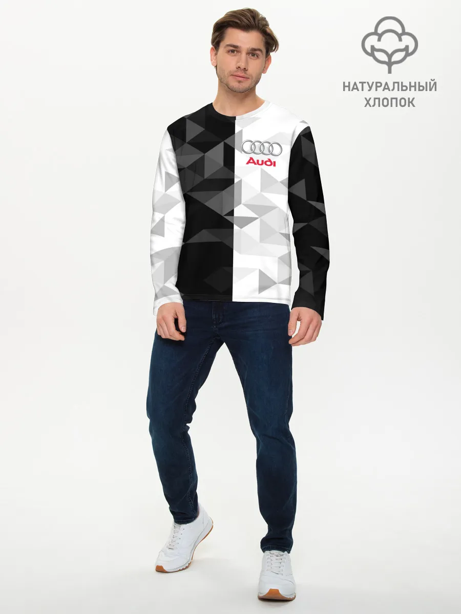 Мужской лонгслив базовый / AUDI | АУДИ