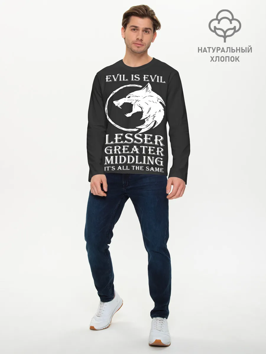 Мужской лонгслив базовый / The Witcher