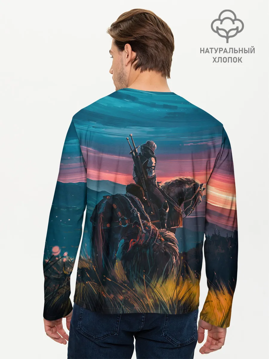 Мужской лонгслив базовый / The Witcher