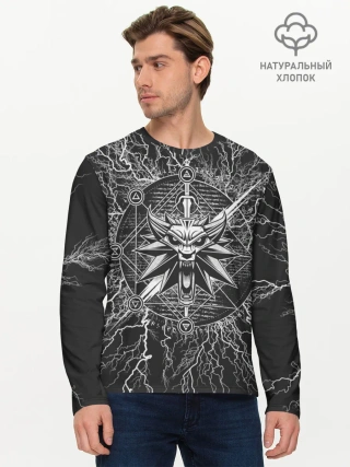 Мужской лонгслив базовый / The Witcher