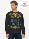 Мужской лонгслив базовый / This is my Jungle