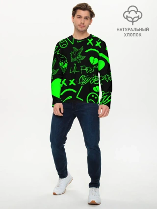 Мужской лонгслив базовый / Lil Peep