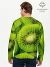 Мужской лонгслив базовый / Зеленый киви