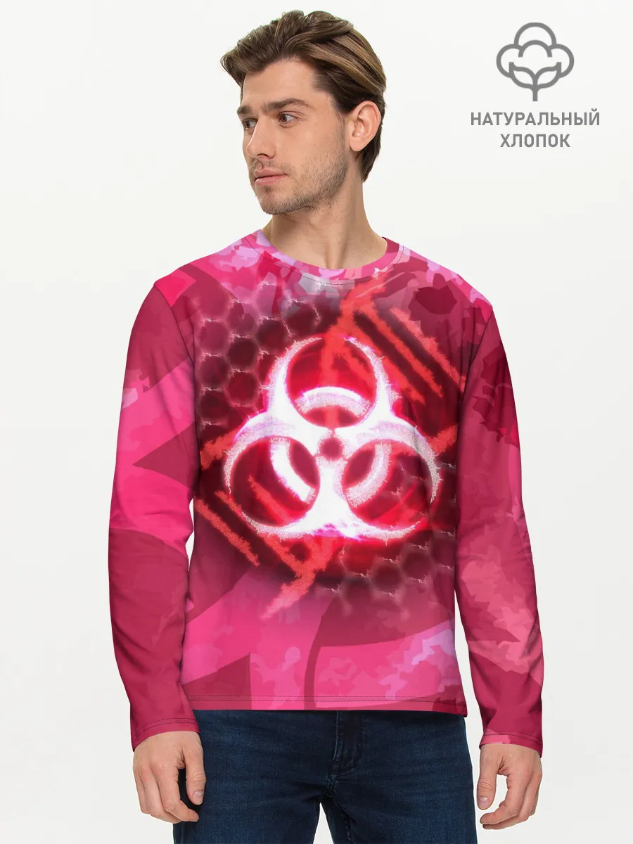 Мужской лонгслив базовый / Plague Inc LC