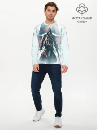 Мужской лонгслив базовый / Assassins Creed: Rogue