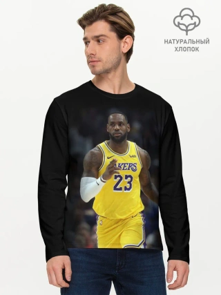 Мужской лонгслив базовый / Леброн Джеймс