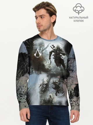 Мужской лонгслив базовый / Assassin’s Creed