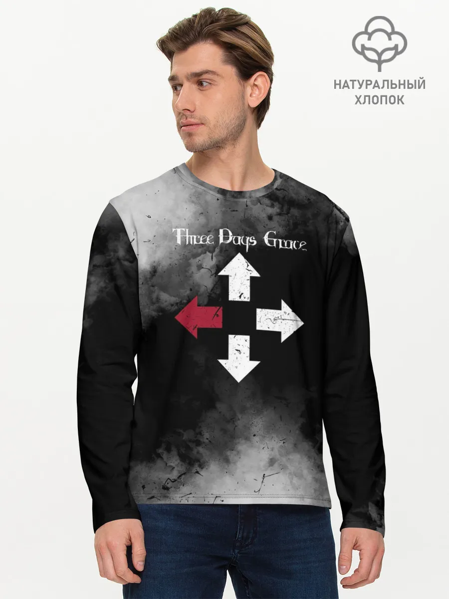 Мужской лонгслив базовый / Three Days Grace