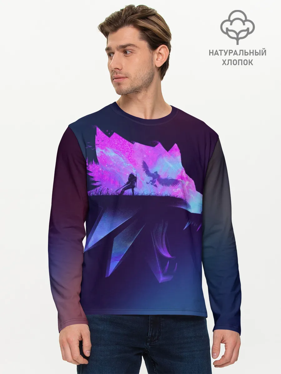Мужской лонгслив базовый / The Witcher