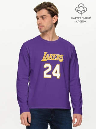 Мужской лонгслив базовый / Los Angeles Lakers / Kobe Brya