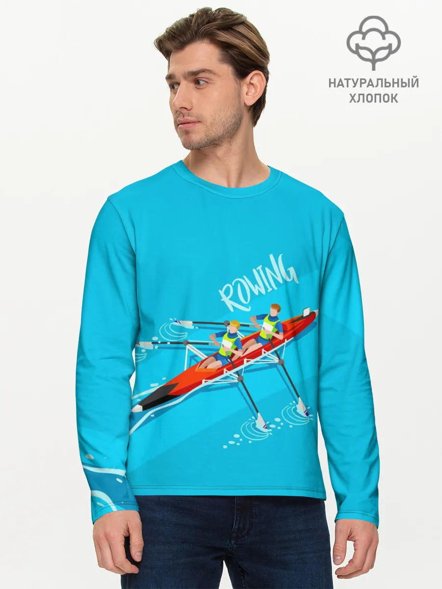 Мужской лонгслив базовый / Rowers
