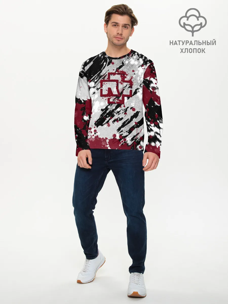 Мужской лонгслив базовый / Rammstein