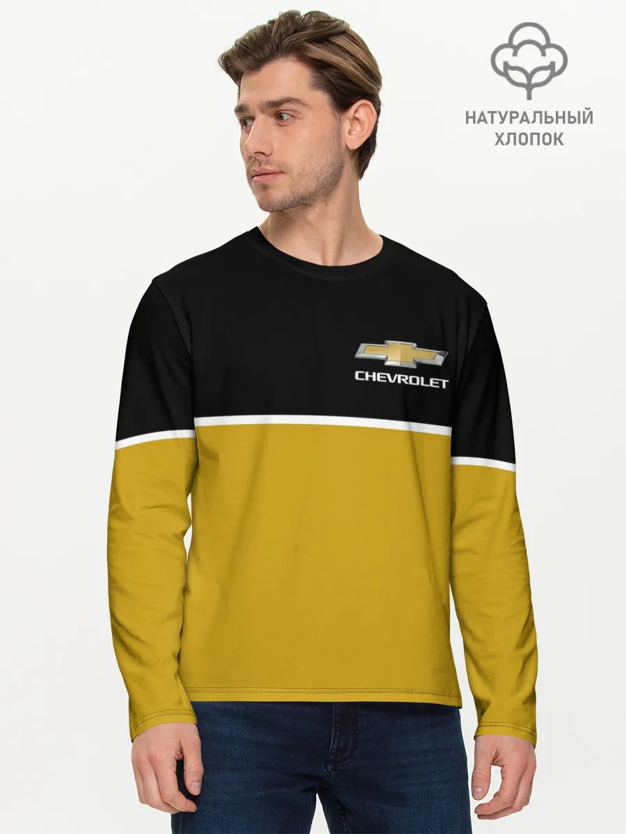 Мужской лонгслив базовый / Chevrolet