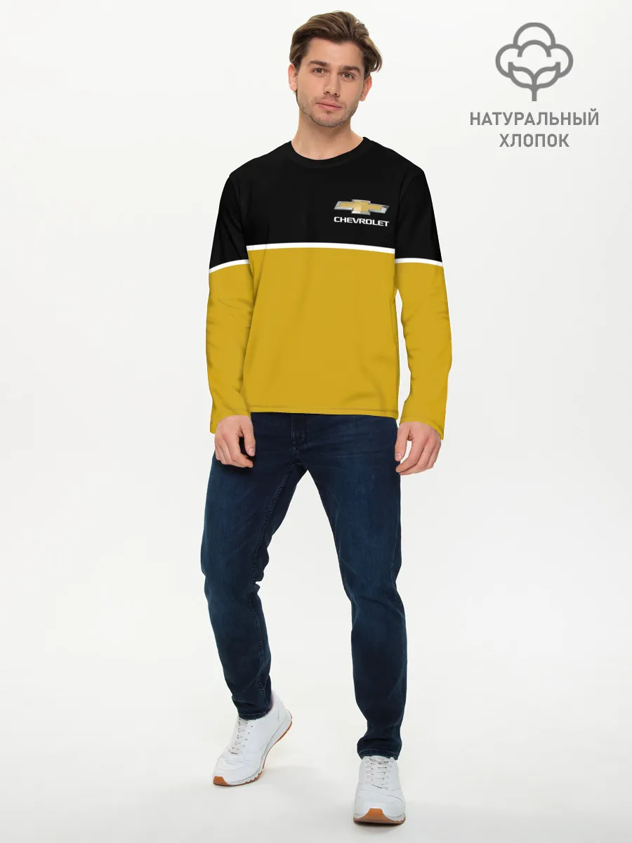 Мужской лонгслив базовый / Chevrolet