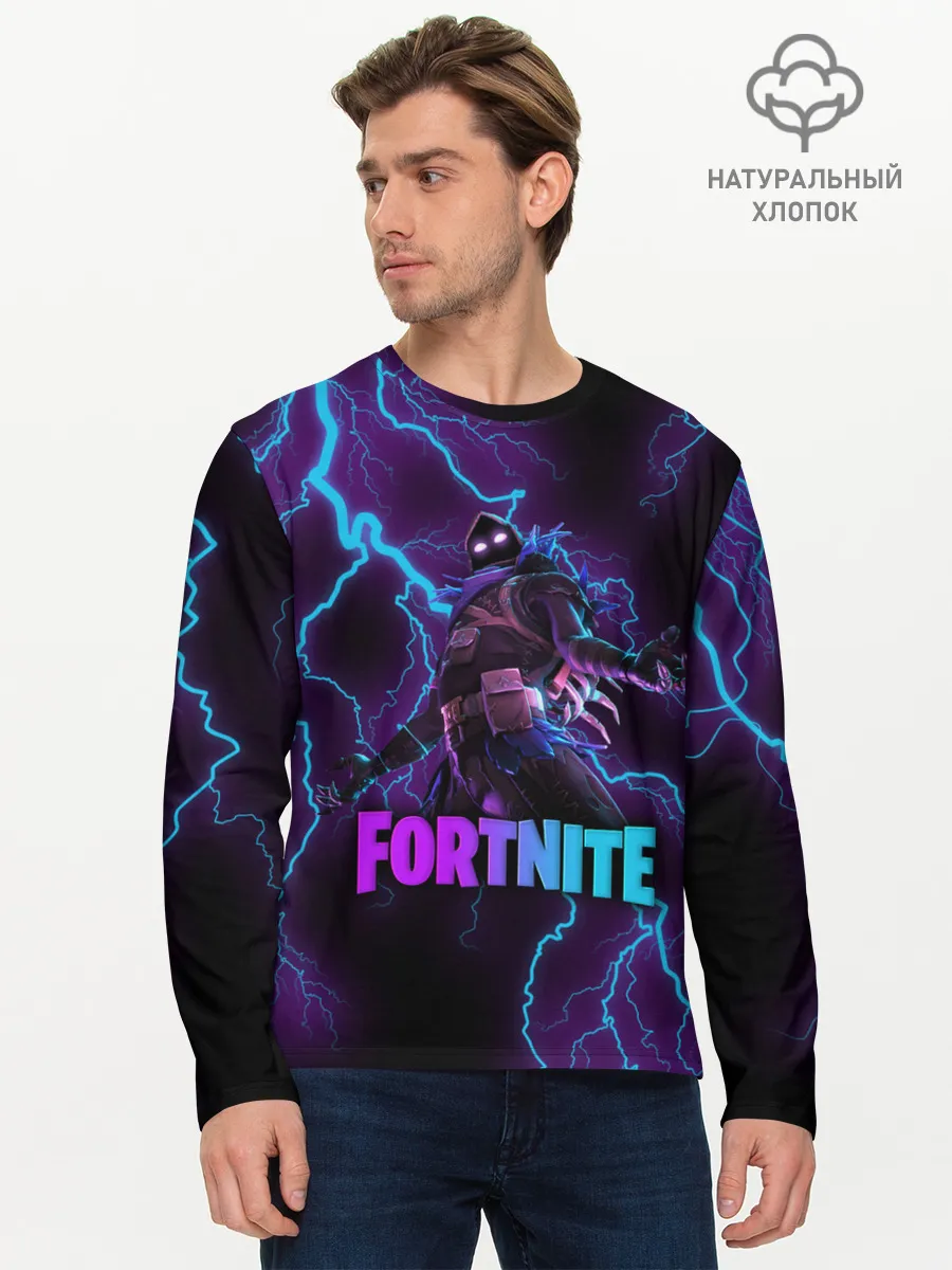 Мужской лонгслив базовый / FORTNITE RAVEN