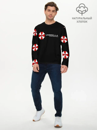 Мужской лонгслив базовый / Umbrella Corporation