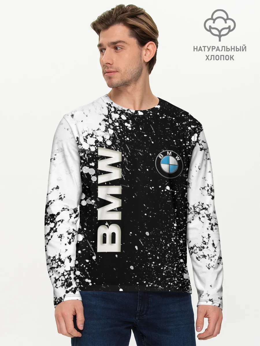 Мужской лонгслив базовый / BMW