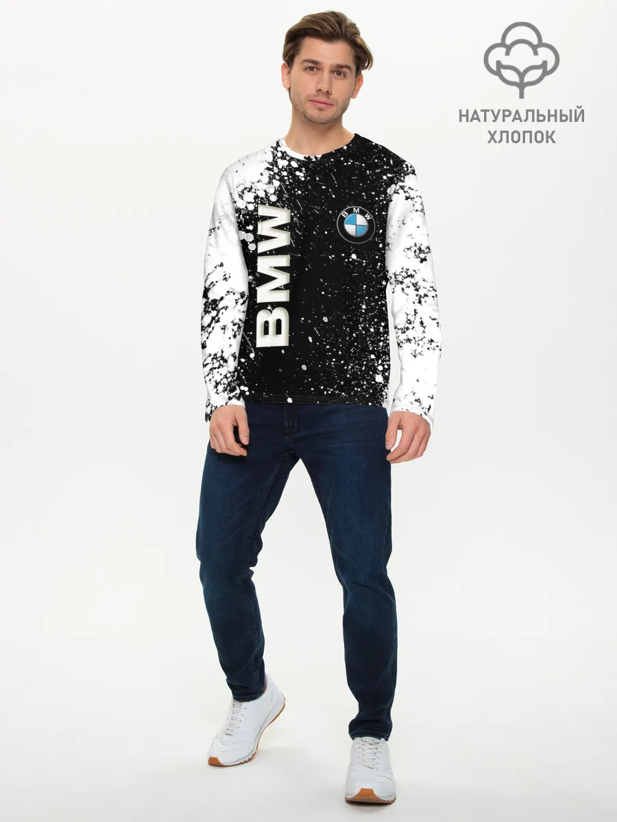 Мужской лонгслив базовый / BMW