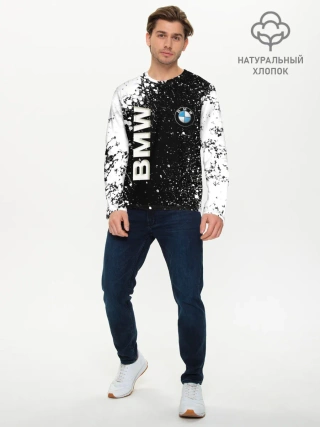 Мужской лонгслив базовый / BMW