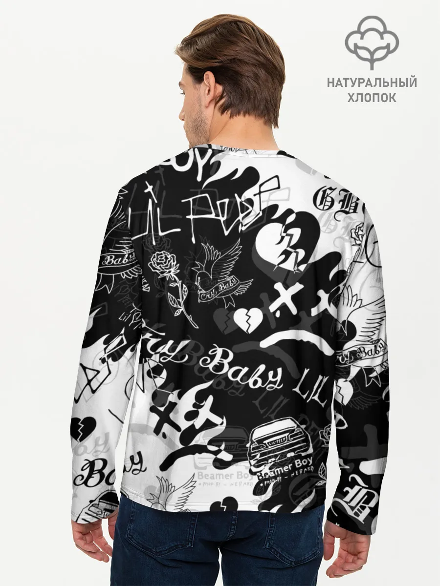 Мужской лонгслив базовый / LIL PEEP