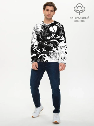 Мужской лонгслив базовый / LIL PEEP