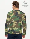 Мужской лонгслив базовый / ВДВ камуфляж