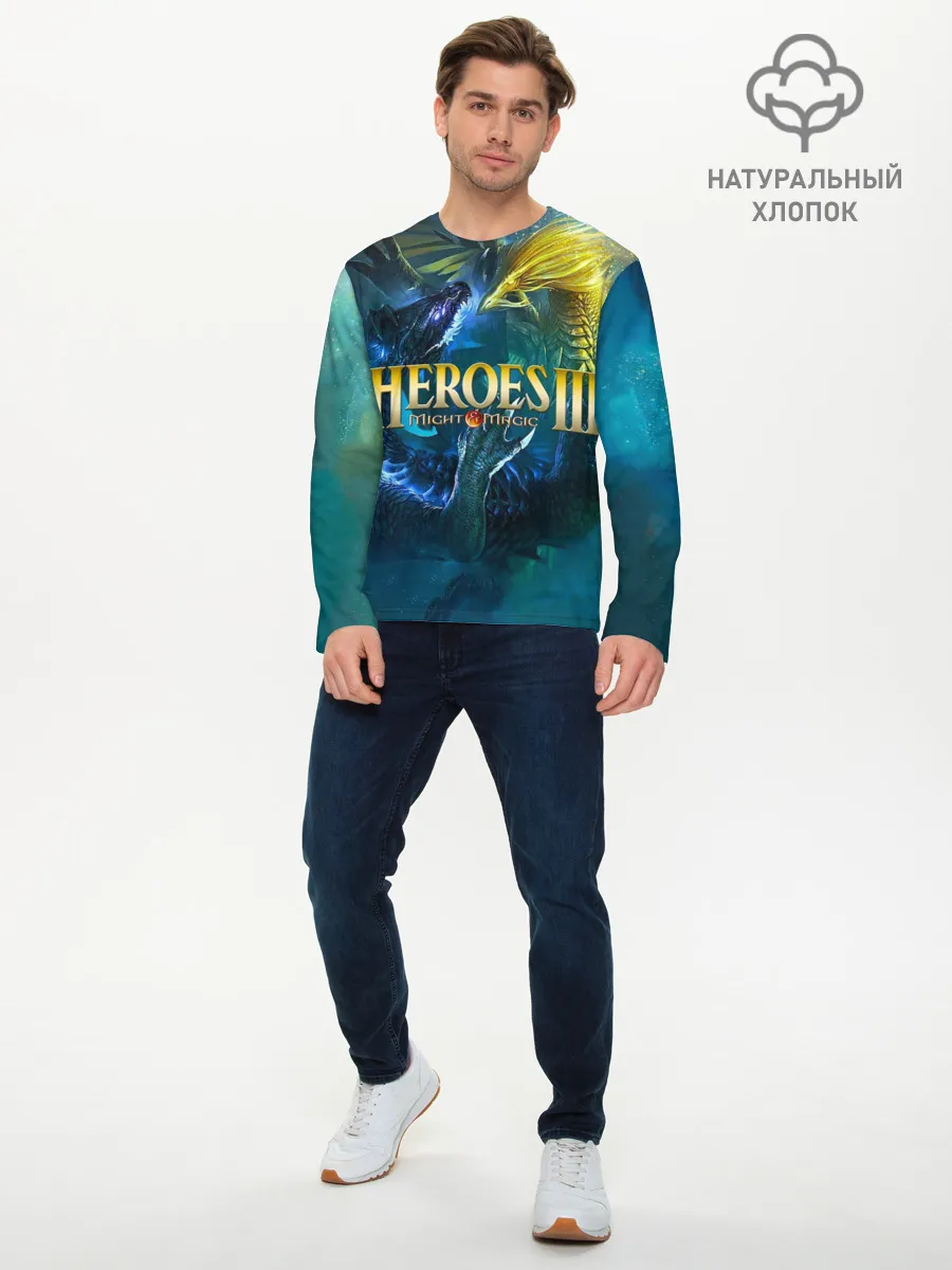 Мужской лонгслив базовый / Heroes of Might and Magic