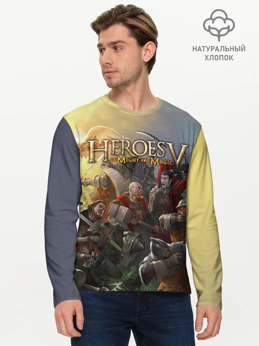 Мужской лонгслив базовый / Heroes of Might and Magic