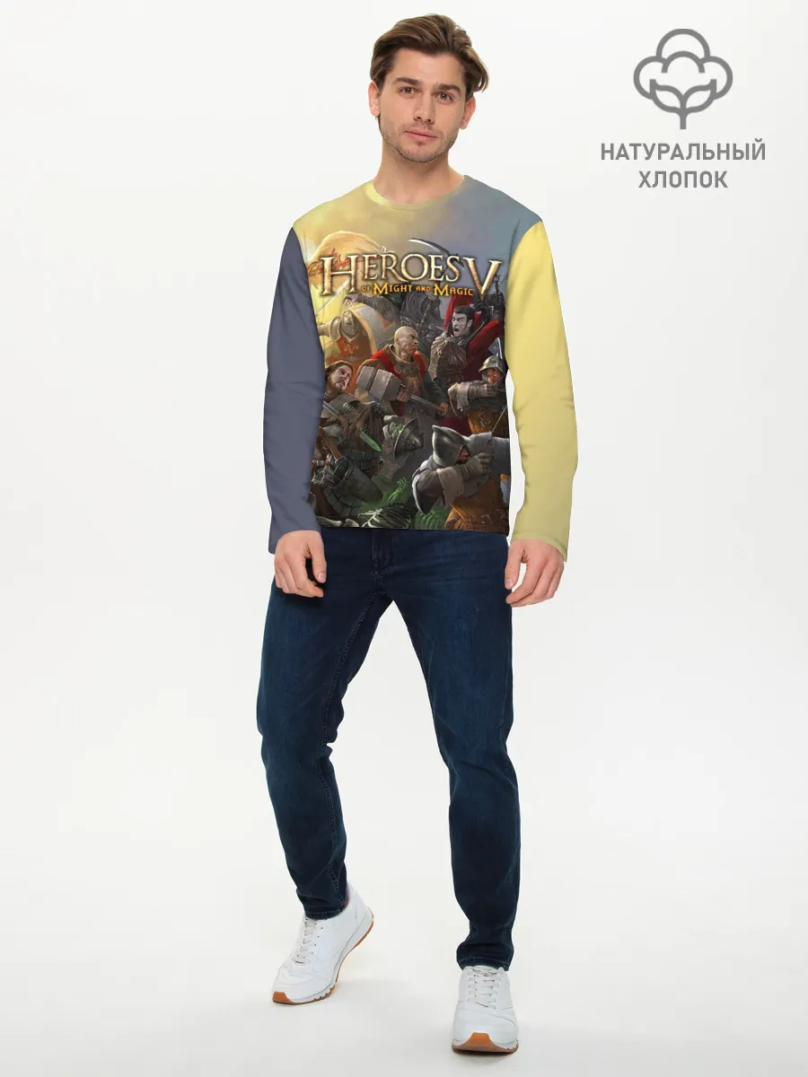 Мужской лонгслив базовый / Heroes of Might and Magic