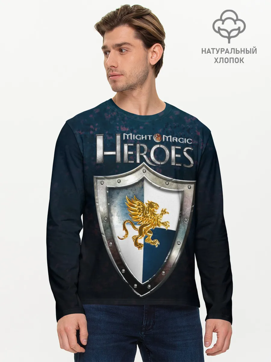 Мужской лонгслив базовый / Heroes of Might and Magic