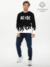 Мужской лонгслив базовый / AC DC