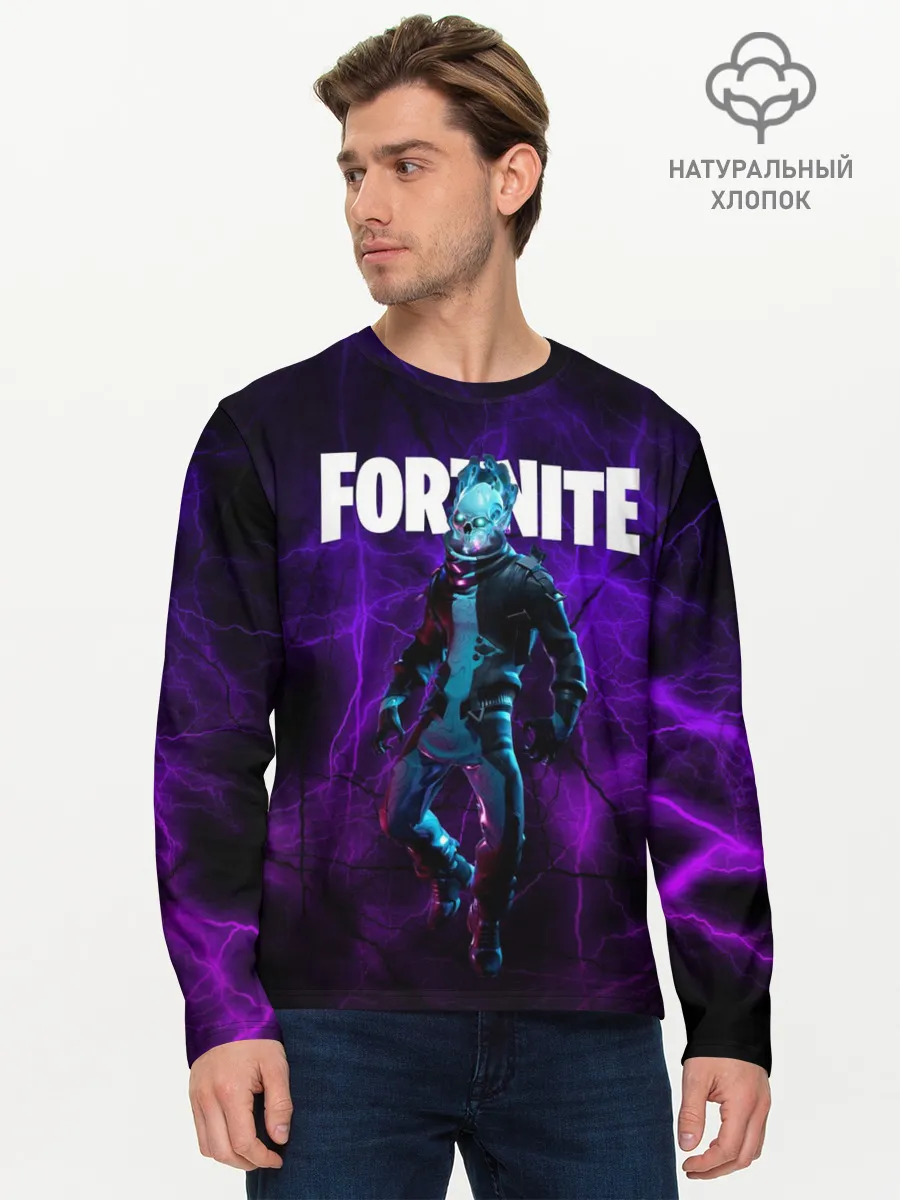 Мужской лонгслив базовый / Fortnite