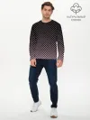 Мужской лонгслив базовый / Ромбы