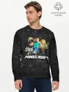 Мужской лонгслив базовый / Minecraft / Майнкрафт