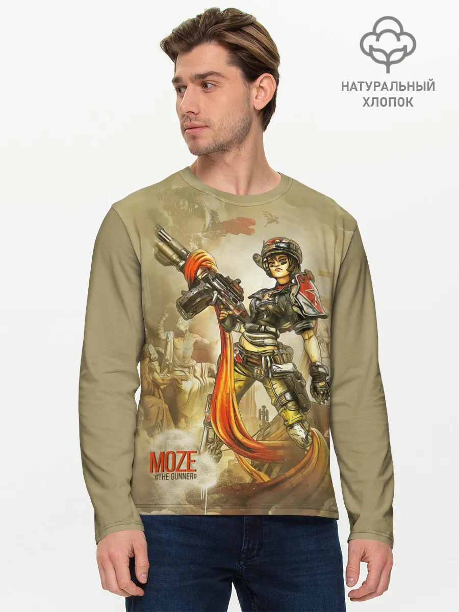 Мужской лонгслив базовый / Moze