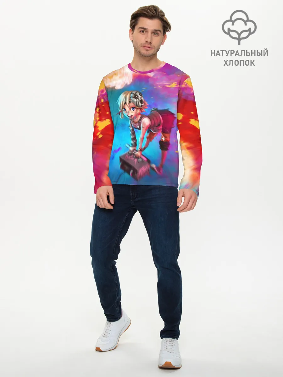 Мужской лонгслив базовый / Tiny Tina and the bomb