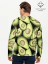 Мужской лонгслив базовый / Avocado background
