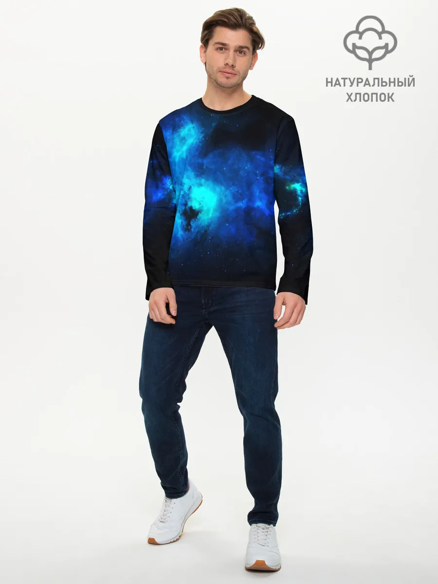 Мужской лонгслив базовый / КОСМОС STAR