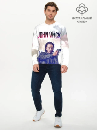 Мужской лонгслив базовый / John Wick