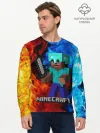 Мужской лонгслив базовый / MINECRAFT