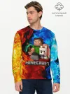 Мужской лонгслив базовый / MINECRAFT