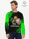 Мужской лонгслив базовый / MINECRAFT