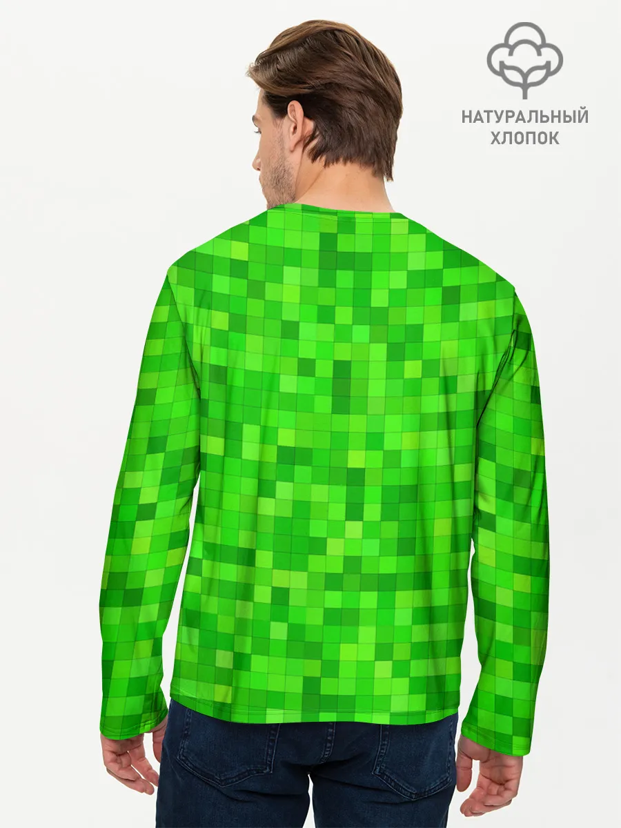 Мужской лонгслив базовый / MINECRAFT