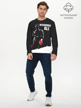 Мужской лонгслив базовый / Muhammad Ali